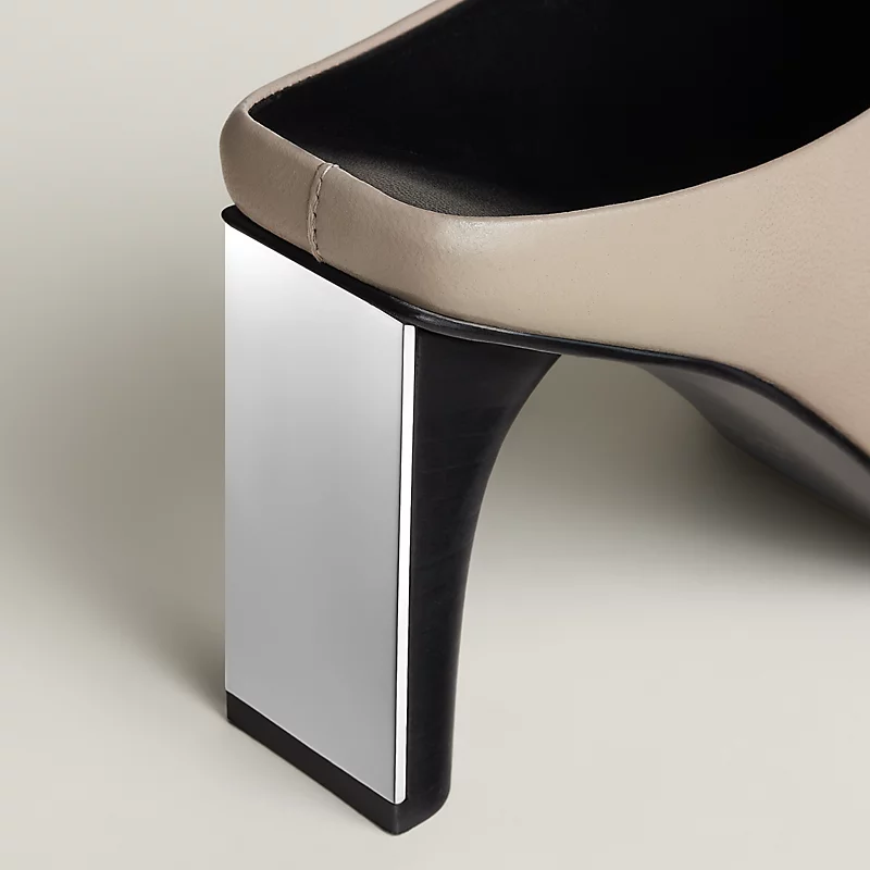 Lina 80 mule beige galet