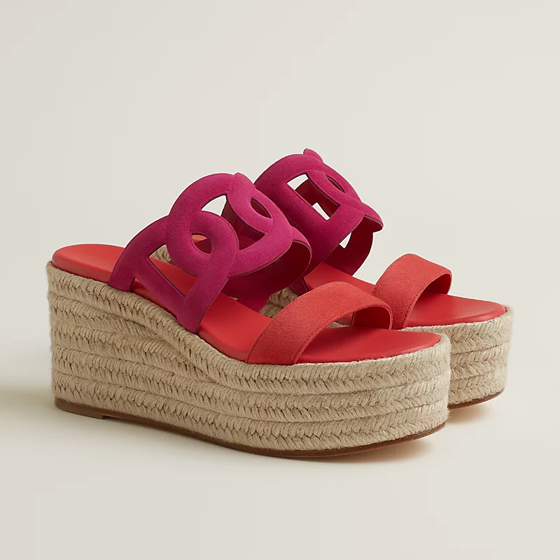 Ithea 30 espadrille rose bougainvillier/rose vermillon