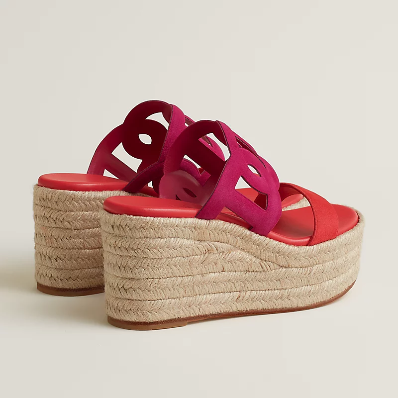 Ithea 30 espadrille rose bougainvillier/rose vermillon 4 Ithea 30 espadrille rose bougainvillier/rose vermillon
