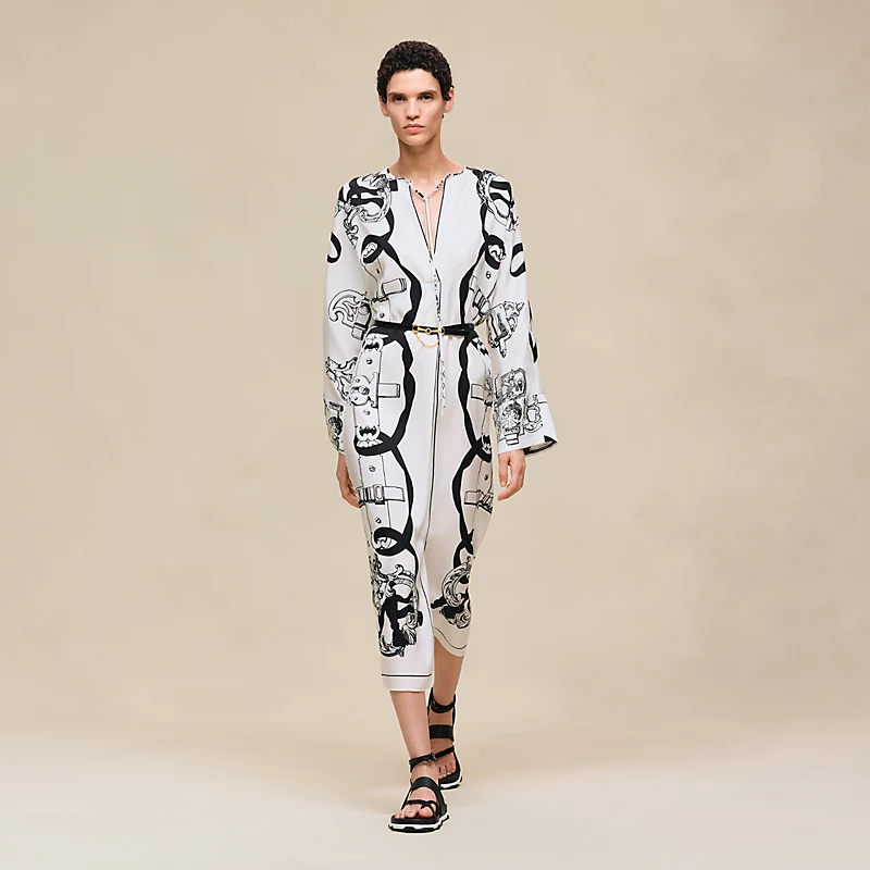 "Ferronnerie Remix" caftan blanc nacre 4 "Ferronnerie Remix" caftan blanc nacre