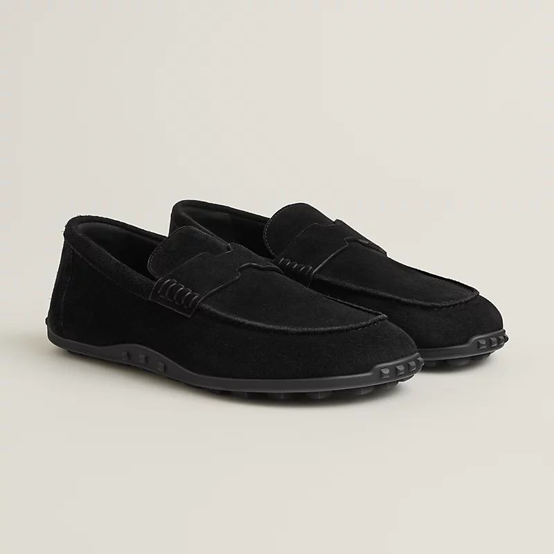 Lazy loafer noir