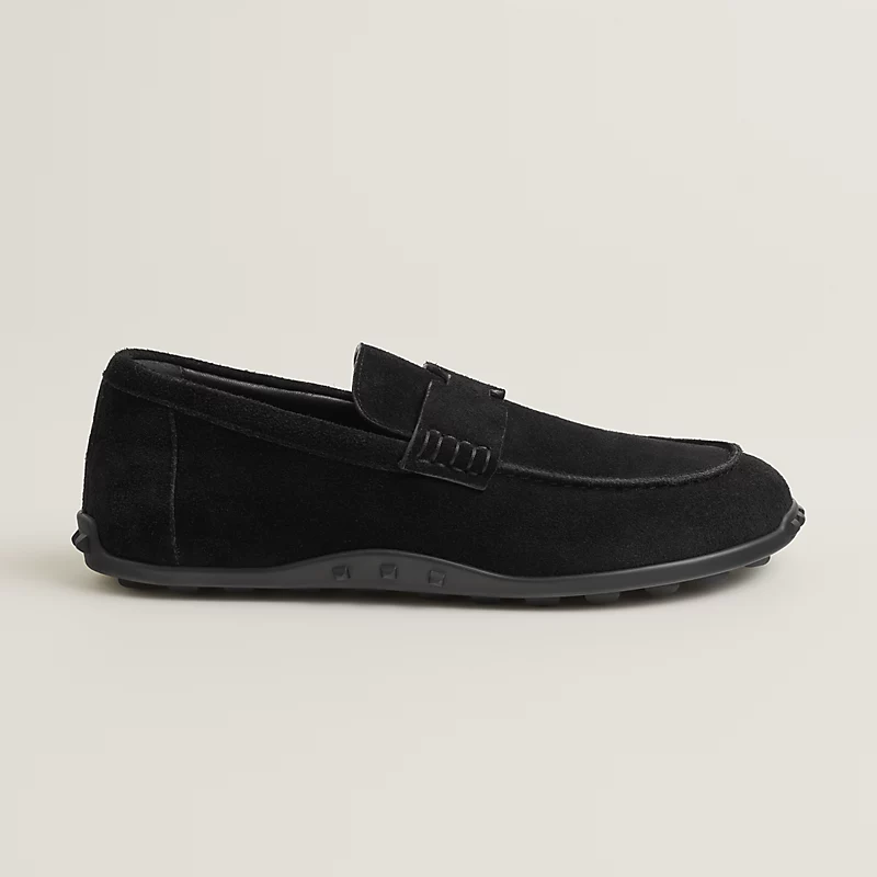 Lazy loafer noir