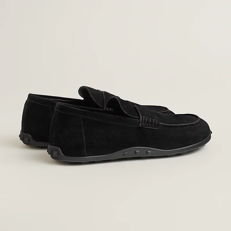 Lazy loafer noir
