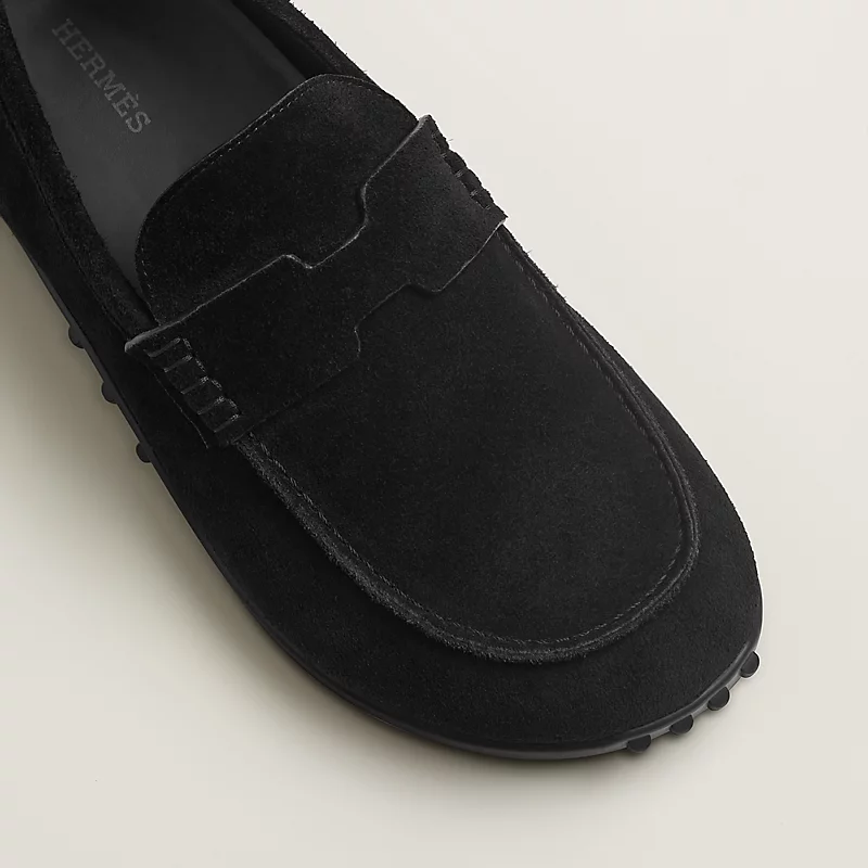 Lazy loafer noir